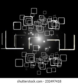 Abstract background stock vector light box  