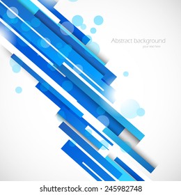 Abstract background with straight line in blue color