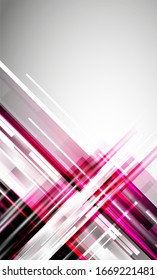 Abstract background, straight lines, dynamic concept. Geometric trendy template. Vector Illustration 