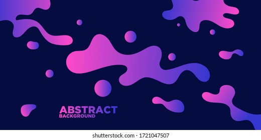 Abstract background with straight lines and splashes in minimalist flat style. Vector suitable design - Vector Illustration