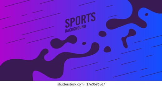 Abstract background with straight lines and splashes in minimalist flat style. Vector suitable design - Vector Illustration