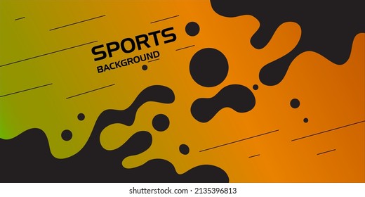 Abstract background with straight lines and splashes in minimalist flat style. Vector suitable design - Vector Illustration