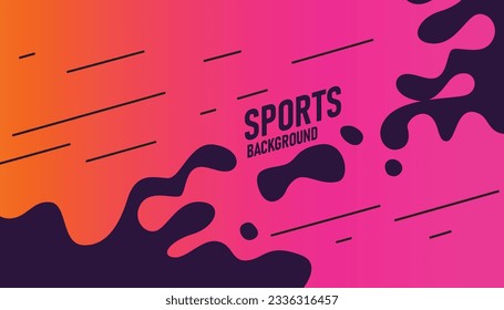 Fondo abstracto con líneas rectas y salpicaduras de estilo plano minimalista. Diseño adecuado para el vector - Ilustración del vector