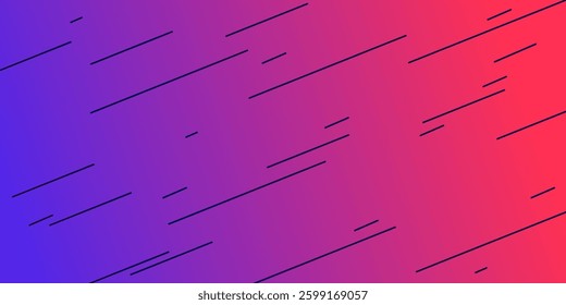 Abstract background with straight lines and splashes in minimalistic flat style. Bright vector illustration for sport