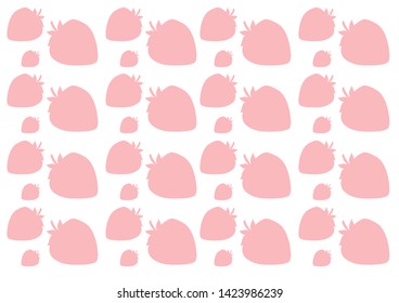 abstract background with strawberry (white, pink)