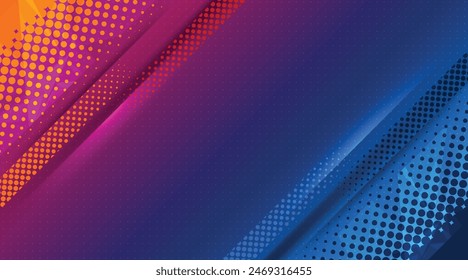 Abstract background with stripe and dotted for web layout, advertising, media and presentation concepts, vector illustration