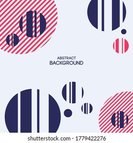 Fondo abstracto de círculos a rayas, puntos. Composición geométrica abstracta. Aplicable a cubiertas, carteles, carteles, folletos, volantes, diseños de banners. Ilustración del vector de color.
