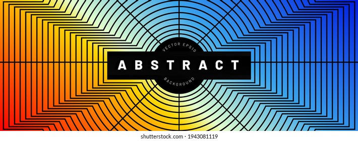 Abstract background with striped grid over color gradient and place for text in the center. Trendy design for poster, brochure, presentation, website etc. Eps10 vector.