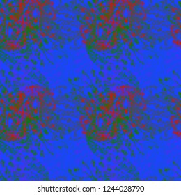Abstract background striped multicolor weave seamless pattern.