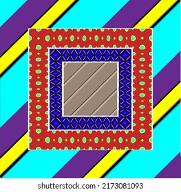 
Abstrakter Hintergrund mit gestreiften Quadraten. Perfekt für Mode, Textildesign, süße Stoffe, Tapete, Wickelpapier, Stoffe und Wohnungsdekoration.
