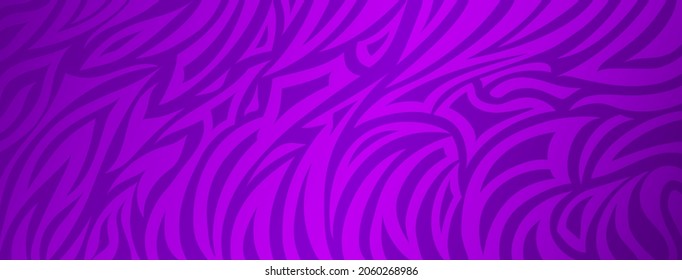 Abstract background with striped zebra skin in purple colors