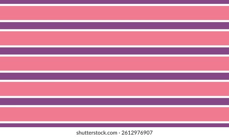 Abstract background with stripes. Colorful striped pattern. Tea pink and purple Lined Background for textile, fabric and wallpaper. Vector illustration