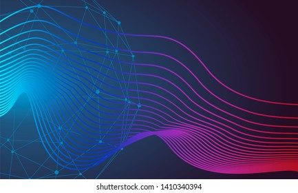 Abstract background with stripes or curves. Lines pattern. Backdrop for presentation