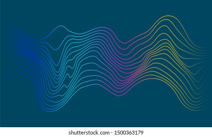 Abstract background with stripes or curves. Lines pattern. Backdrop for presentation
