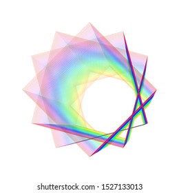 Abstract background with stripes or curves. Lines frame pattern. Backdrop for presentation
