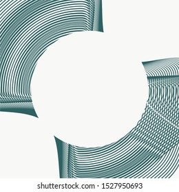 Abstract background with stripes or curves. Lines frame pattern. Backdrop for presentation