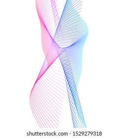 Abstract background with stripes or curves. Lines pattern. Backdrop for presentation