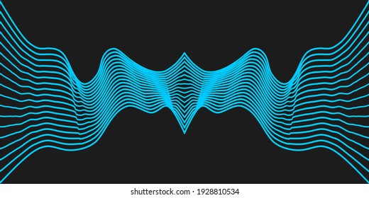 Abstract background with stripes or curves. Lines pattern. Backdrop for presentation