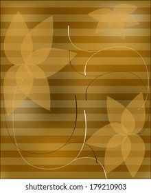 abstract background with stripes and lilies