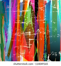 abstract background, with stripes, paint strokes and splashes