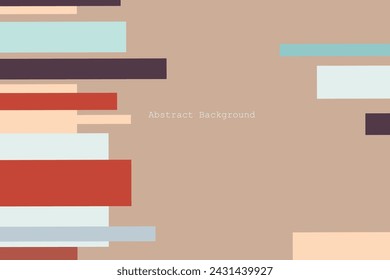 Fondo abstracto con rayas en estilo retro. Ilustración vectorial para su diseño