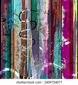 abstract background, with stripes, strokes and splashes, grungy