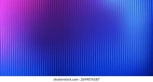 Fondo Abstractas con rayas de grosor variable. Diseño de cubierta de póster de Anuncio de gradiente de color abstracto azul y rosa brillante, textura granulada oscura, espacio de copia