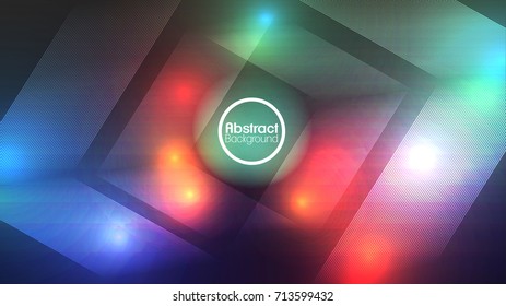 Abstract Background with Stripes - Vector Illustration