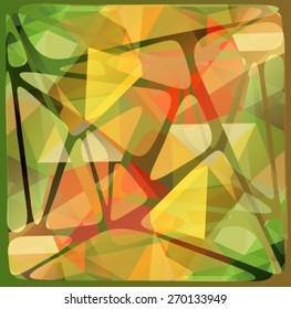 Abstract background with strips on a colored background.