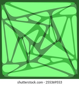 Abstract background with strips on a green background. EPS-10