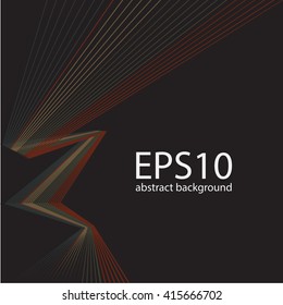 Abstract background with strips and a place under the text. vector