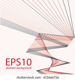 Abstract background with strips and a place under the text. vector