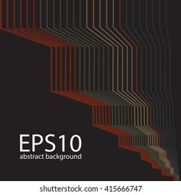 Abstract background with strips and a place under the text. vector