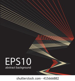 Abstract background with strips and a place under the text. vector