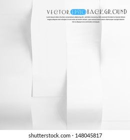 Abstract background from strips of white paper.