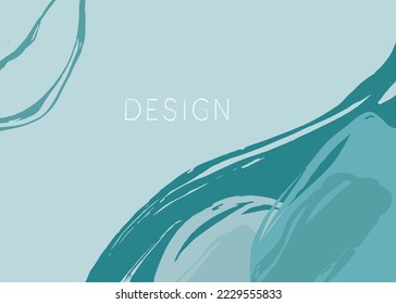 Abstract background with strokes of paint for cover design. Creative vector illustration with color blots. Abstract geometric texture. Paint splash style.