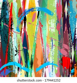 abstract background, with strokes, splashes and geometric lines