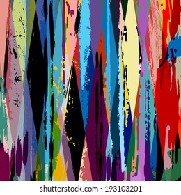 abstract background, with strokes, splashes and geometric lines