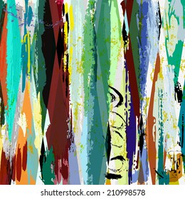 abstract background, with strokes, splashes and geometric lines