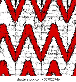 abstract background, with strokes and splashes, zigzag pattern, seamless