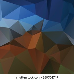 Abstract background in the style of cubism. Vector background