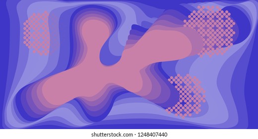 Abstract background in abstract style with dots and lines.
