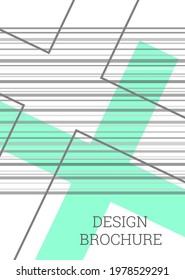 Abstract background in the style of Memphis. Geometric cover design. Fashionable bright cover, banner, poster, booklet. Creative colors. Vector