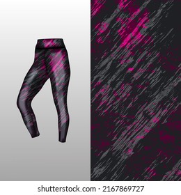 Abstract background style for sports leggings