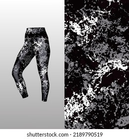 Abstract background style for sports leggings