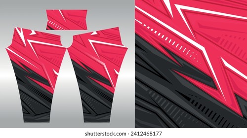 Abstract background style for sports leggings