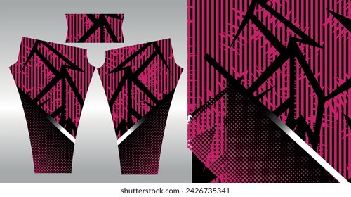 Abstract background style for sports leggings