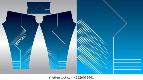 Abstract background styling for sports leggings
