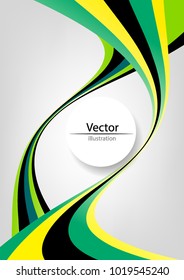 Abstract background, stylish design. Twisty waves, smooth lines in dynamics. 