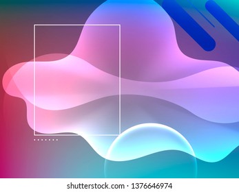 abstract background. Stylish wavy banner design